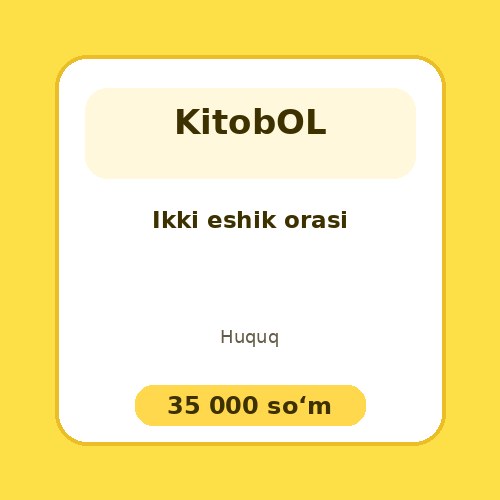 Ikki eshik orasi