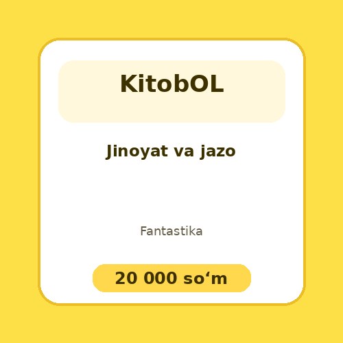 Jinoyat va jazo